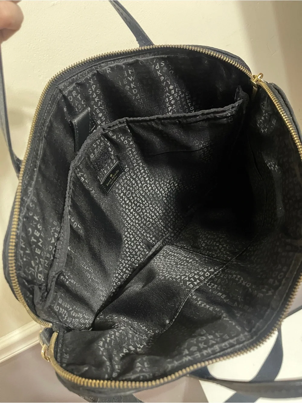 kate spade Black Nylon Laptop Bag